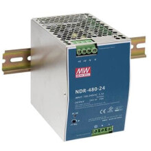 Voltage Stabilizers MEAN WELL NDR-480-24, 90 - 264 V, 480 W, 24 V, 20 A, RoHS, 85.5 mm