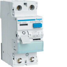Circuit breakers, differential automatic Hager CDS225D, Residual-current device, A-type