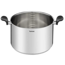 Pots and saucepans TEFAL E3086404 PRIMRER Kochtopf aus Edelstahl 28 cm + Deckel / Induktionskompatibel