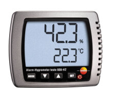 Weather Stations, Surface Thermometers and Barometers Testo 608-H2, Digital, Rectangular, 6F22, 9 V, -10 - 70 °C, -40 - 70 °C