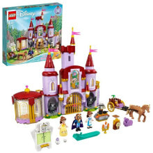 Lego LEGO 43196 Disney Die Schne und das Biest Schloss, Disney-Filmspielzeug mit Minifiguren