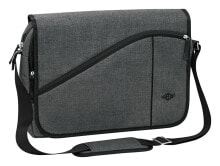 Laptop Bags Wedo College, Boy/Girl, Messenger bag, Black, Zipper, Grey, Monotone