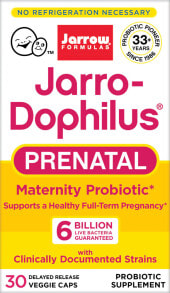 Prebiotics And Probiotics Jarrow Formulas Jarro-Dophilus Prenatal Maternity Probiotic -- 30 Delayed Release Veggie Caps