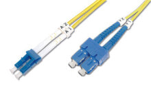 Cables or Connectors for Audio and Video Equipment Digitus DK-2932-01 fibre optic cable 1 m LC SC Yellow