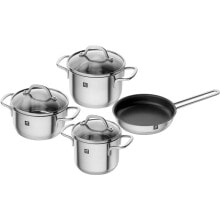 Cookware Sets ZWILLING PICO, Stainless steel, Metal, Stainless steel, Metal, Glass, Ergonomic