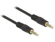 Cables & Interconnects DeLOCK 83435 audio cable 1 m 3.5mm Black