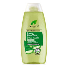Body Wash And Shower Gels Увлажняющий гель для ванной с Алоэ вера Bioactive Organic Dr.Organic (250 ml)