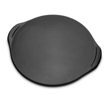 Grill And Barbecue Accessories Weber 8830. Type: Pizza plate, Product colour: Black, Material: Stone. Width: 415.5 mm, Depth: 463.8 mm, Height: 27.2 mm