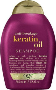 Shampoos Organix Cosmetix Keratin Oil Shampoo szampon z olejkiem keratynowym zapobiegający łamaniu włosów 385ml
