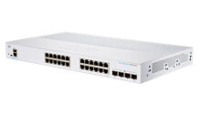 Network Equipment Models Cisco CBS350-24T-4G-EU network switch Managed L2/L3 Gigabit Ethernet (10/100/1000) Silver
