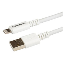 Charging Cables StarTech.com 3 m (10 ft.) USB to Lightning Cable - Long iPhone / iPad / iPod Charger Cable - Lightning to USB Cable - Apple MFi Certified - White