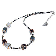 Necklaces Elegant Clear Night necklace made of Lampglas NCU25 pearls