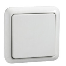 Sockets, switches and frames Schneider Electric 221604, Buttons, White, Thermoplastic, IP44, 10 A, 250 V
