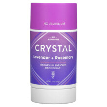 Deodorants Crystal Body Deodorant, Magnesium Enriched Deodorant, Lavender + Rosemary, 2.5 oz (70 g)