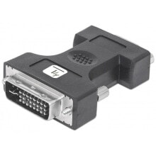 Wires, cables Techly Analog Video Adapter DVI-I Male / VGA Female