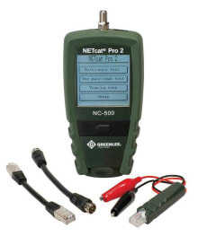 Testers For Twisted Pair Tempo NC-500 NETcat® Pro2. Battery technology: Alkaline, Battery voltage: 9 V. Width: 85 mm, Depth: 170 mm, Height: 35 mm