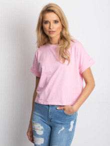 Premium Clothing and Shoes T-shirt-RV-TS-4841.72P-różowy