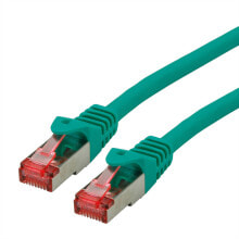 Cable channels ROLINE 21152635 networking cable Green 5 m Cat6 S/FTP (S-STP)