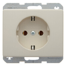 Sockets, switches and frames Hager 47150002, Type F, White, Duroplast,Plastic, 250 V, 16 A, 50 - 60