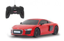 RC Cars and Motorcycles Jamara Audi R8, On-road racing car, Electric engine, 1:24, Ready-to-Run (RTR), Red, 6 yr(s)