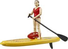 Playsets and Figures bworld Life Guard mit Stand Up Paddle