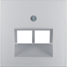 Sockets, switches and frames Berker 14091404. Product colour: Aluminium, Material: Thermoplastic, Finish type: Matte