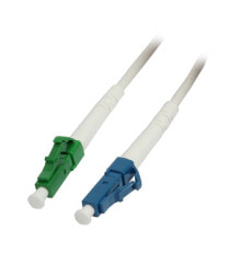 Wires, cables Synergy 21 S215634 fibre optic cable 1 m LC OS2 White