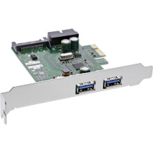 Network Cards and Adapters InLine 76666E interface cards/adapter Internal USB 3.2 Gen 1 (3.1 Gen 1)