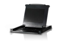 Accessories for telecommunications cabinets and racks Aten CL1000M KVM switch Rack mounting Black