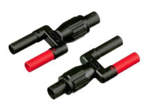 Accessories Fluke PM9081, 2 x 4 mm Banana, BNC, Male connector / Female connector, Black,Red