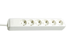 Extension Cords and Surge Protectors Eco-Line, 6 AC outlet(s), Type H, 1.5 m, White, 330 mm