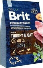 Dog Dry Food Brit Premium by Nature Ligh 15 kg Universal Apple, Chicken, Corn, Turkey