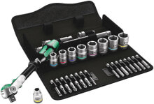 Tool kits and accessories Zyklop Speed Ratchet Set, 3/8" drive, imperial, 29 pieces