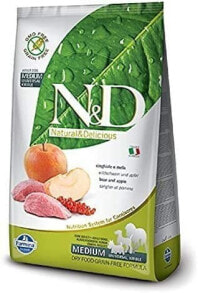Dog Dry Food N&D Dry Dog Food Wild Boar & Apple, Grain-Free Natural & Delicious Farmina (800 g)