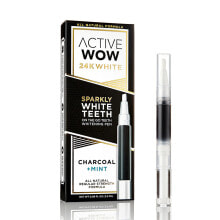 Active Wow Charcoal Teeth Whitening Pen - Mint -- 0.09 fl oz