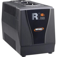 Uninterruptible Power Supply INFOSEC - R1 USB 600 - Automatische Spannungsregler - 1 Jahr Garantie