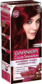 Hair Dye Garnier Color Sensation Krem koloryzujący 4.60 Red Brown- Intensywna ciemna czerwień