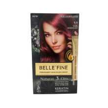 Hair Dye Постоянная краска Belle´Fine Nº 6.6 Темно Красное дерево (30 ml)