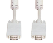Cables & Interconnects e+p HD15/HD15, 15m VGA cable VGA (D-Sub) White