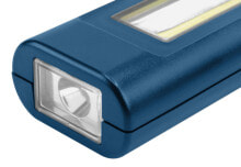 Handheld Flashlights Ansmann WL450R, LED, IPX4, 2000 mAh, Black, Blue, Hanging work light