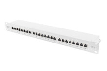 Cables or Connectors for Audio and Video Equipment Digitus DN-91624S-EA patch panel 1U