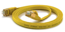 Cables & Interconnects Wantec 7061 networking cable Yellow 1 m Cat6a F/UTP (FTP)