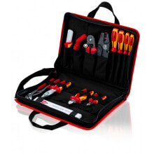 Tool kits and accessories Knipex 00 21 11 tool storage case Black, Red Polyester
