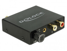 Cables & Interconnects DeLOCK 63972 audio converter Black