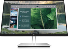 Monitors HP E24u G4 60.5 cm (23.8") 1920 x 1080 pixels Full HD LCD Black, Silver