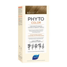 Hair Dye Перманентный краска Phyto Paris Color 8.3-light golden blonde