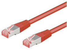 Cables & Interconnects Goobay CAT 6-200 LC SSTP PIMF 2m, 2 m, Cat6, RJ-45, RJ-45, Red