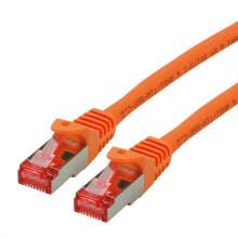 Cable channels ROLINE 21152 674 networking cable Orange 1.5 m Cat6 SF/UTP (S-FTP)