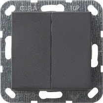 Sockets, switches and frames 012528. Product colour: Anthracite. AC input voltage: 250 V, Nominal current output: 10 A