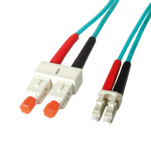 Cable channels LEONI LWL-Kbl 50µm OM3 Suhner LC/SC 10m - Kabel - 10 m - - 10 - Cable - 10 m